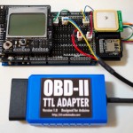 Arduino GPS and OBD-II data logger