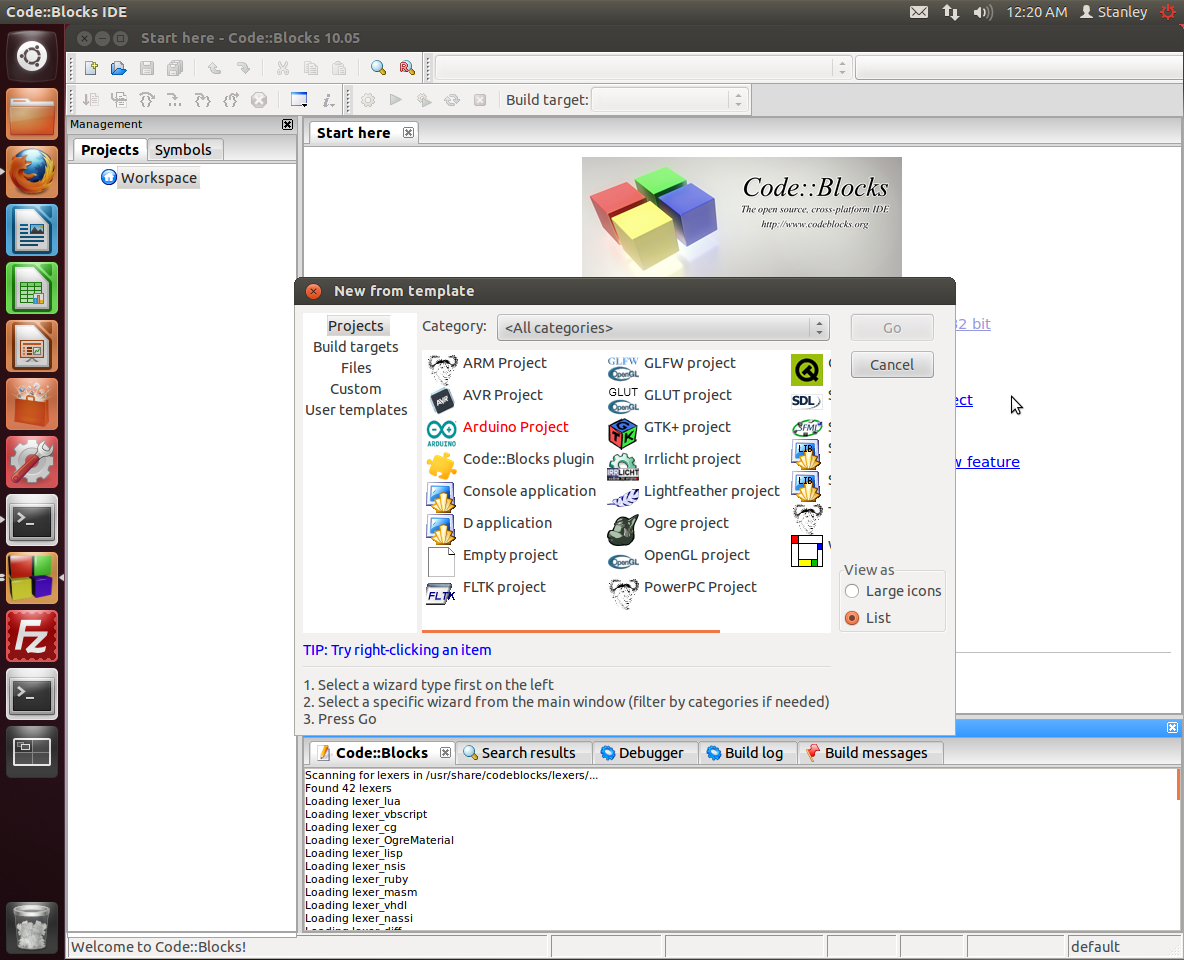 install codeblocks on ubuntu